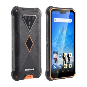 Rugged Phone 4G with Large Clear Display and Fast Charging for Field Work and Emergency Situations