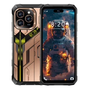 Rugged Smartphone 7.2” HD+ OLED Octa Core 16GB+1TB 10000mAh Battery Android 14 NFC LTE Water Resistant IP68 Dual SIM GPS