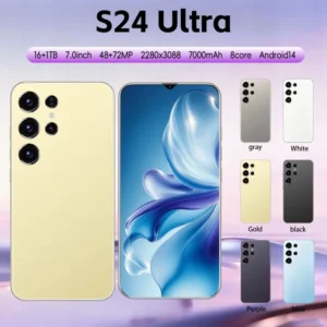 S24 ULTRA Vlog Phone 72MP+108MP Night Mode Cameras 7.3″ 120Hz Screen 8000mAh 16GB+1TB Global Dual SIM GPS Stylus