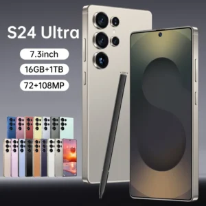 S24 Ultra 16GB+1TB 5G Smartphone 7.3 Inch HD Unlocked Android 14 Dual SIM Deca Core Gaming French Spanish