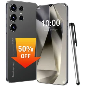 S24 Ultra 5G Smartphone 6.8 Inch HD Display 6800mAh 65W Battery Dual SIM Fingerprint Facial Recognition 16+1TB MTK CDMA LTE