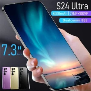 S24 Ultra Android 15 5G Smartphone 7.3inch HD Screen 16GB+1TB Dual SIM Deca Core CPU Unlocked 108MP Gaming Phones