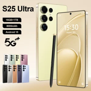 S25 Ultra 5G Smartphone 7.3 Inch HD Deca Core OLED 108MP Rear Camera Android 15 Global Version LTE Mobile Phone