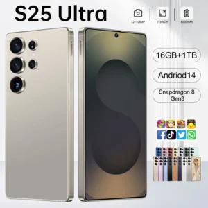 S25 Ultra 5G Smartphone Deca Core HD 16GB+1TB 6.9 Inch Screen Dual SIM Unlocked Global Android 14 Phone