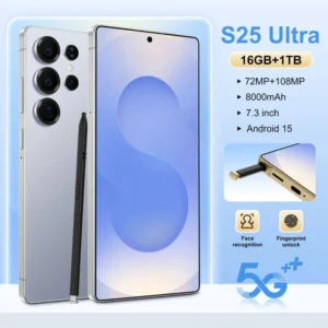 S25 Ultra 5G Smartphone Unclocked 7.3 Inch Dual Card Quad Core CPU 16GB+1TB CDMA HD