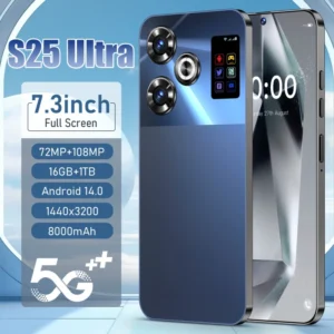 S25 Ultra High Quality Unlocked 5G Android Phone with 108MP HD Camera and Processor