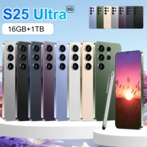 S25 Ultra Original 5G Smartphone Octa Core 4GB RAM LED 2K Display