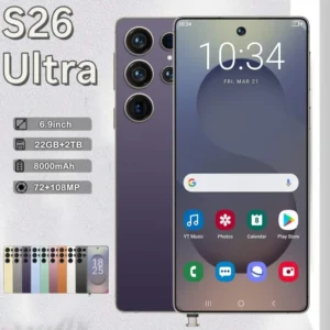 S25 Ultra Smartphone 22GB+2TB Android 15 6.9-inch HD OLED 144Hz Screen Deca Core 108MP 100W Quick Charge