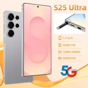 S25 Ultra Smartphones Original 5G Dual SIM Mobile Phone 16GB+1TB HD AMOLED Deca Core Global Version