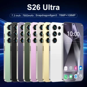 S26 16GB+1TB Deca Core 108MP CDMA 7.3 Inch FHD Gaming Android 15 Dual SIM Smartphone Mystic Black Multilingual