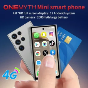 S26 Android Mini Smartphone 4G WCDMA 2G 3G RAM 16G 64G ROM Play Store WhatsApp WIFI Hotspot 3.0″ Dual SIM Small Smart Cellphones