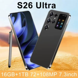 S26 ULTRA 16+1TB 5G Android Cell Phone Smartphone Full Screen High Quality Smart Mobile Phones