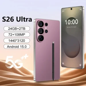 S26 ULTRA 7.3 Inch 108MP 144Hz OLED Deca Core Android 15 5G Smartphone 22GB+2TB