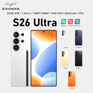 S26 Ultra 22GB+2TB Android 15 8000mAh 144HZ Deca Core HD Original Phone Built-in Pen 108MP LTE Cellular Smartphone