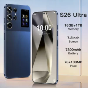 S26 Ultra 5G Android 15 Smartphone 7.3inch HD OLED 120Hz 16GB+1TB Deca Core 108MP Spanish 100W Quick Charge Unlocked Global