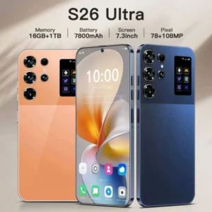 S26 Ultra 5G Android Smartphone 12GB RAM 512GB ROM 7.3 Inch HD Screen Dual SIM Unlocked Global Version Stylus LTE Connectivity