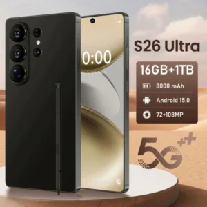 S26 Ultra 5G Gaming Smartphone 16GB+1TB 7.3″ 4K 120Hz Display 108MP Face Recognition Shockproof