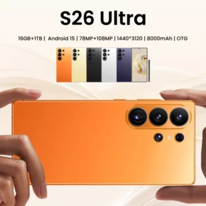 S26 Ultra 5G LTE Smartphone HD Android 15 Octa Core 16GB+1TB Storage OLED 144Hz 108MP 120W Fast Charging