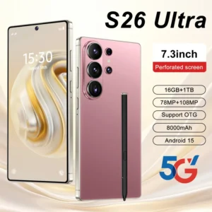 S26 Ultra 5G Smartphone 16GB+1TB 7.3 Inch HD Screen Android 15.0 Face ID Dual SIM Deca Core 100W Global 108MP Spanish