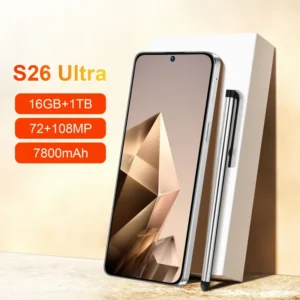 S26 Ultra 5G Smartphone 16GB+1TB Android 15 7.3Inch LED 3G/4G/5G 108MP HD Camera Spanish Unlocked