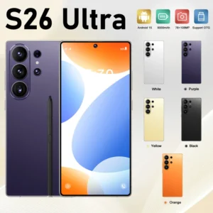 S26 Ultra 5G Smartphone 22GB+2TB 108MP Camera Android 15 7.3 Inch Dual SIM Cell Smart Phone