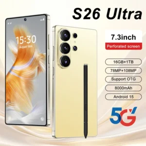 S26 Ultra 5G Smartphone 7.3 Inch HD 16GB+1TB Unlocked Dual Card Android 15.0 Global Version Mobilephone