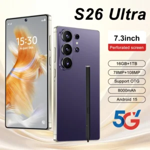 S26 Ultra 5G Smartphone 7.3inch OLED 120Hz HD 16GB+1TB 108MP Spanish Global Version Android 15 100W Factory Direct