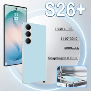 S26 Ultra 5G Smartphone Global Unlocked 16GB+1T Deca Core CPU 108MP Rear 7.3 Inch HD Android 15 Mobile Phone