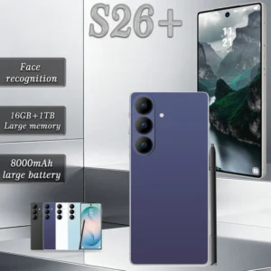 S26 Ultra 5G Smartphone Global Unlocked 16GB+1T Deca Core CPU 7.3 Inch HD Android 15 Mobile Phone
