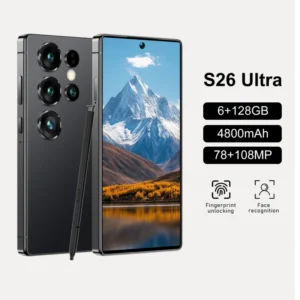 S26 Ultra Mini Smartphone 5.0Inch HD Screen Deca Core 108MP 6GB+128GB Android 14 5G Unlocked