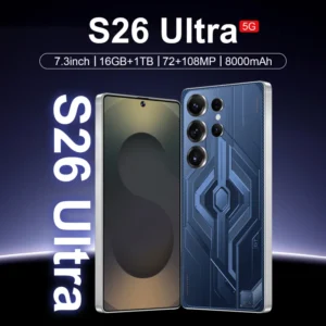 S26 Ultra New Popular Android Smartphone 7.2 inch Screen Fast Charging 16GB+1TB Storage Reliable Device