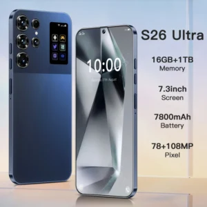 S26 Ultra Smartphones 16GB+1TB Android 15 HD Screen 4G5G 7.3 Inch New Mobile Phone 108MP 100W Facial Recognition