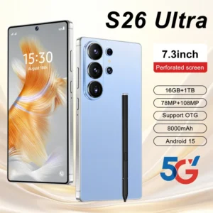 S26 Ultra Unlocked Android 15 Deca Core Dual SIM 4G 5G Smartphone 7.3 Inch HD 144Hz Screen 108MP Spanish