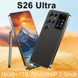 S26Ultra 5G Smartphone 16GB RAM 1TB ROM Android 15 Flagship HD Display 108MP Camera Dual SIM