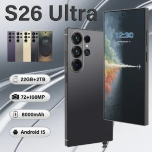 S26Ultra Mobile Phone Deca Core 7.3 Inch Screen Android 15 Global Version 5G LTE CDMA Dual SIM 22+2TB