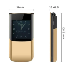 S7 4G Flip Phone with SOS Emergency Button 4800mAh 2.4″+1.44″ Dual Screens 4G LTE Brand New Dual SIM Flip Cell Phone