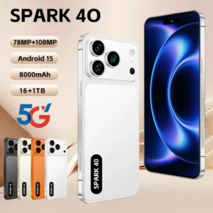 SPARK 40 5G Smartphone 16GB+1TB Large Storage Multi-tasking Mobile Phone