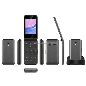 Senior Flip Phone 4G VoLTE Unlocked Phone Dual Screen Customizable Buttons for Seniors 2.8inch