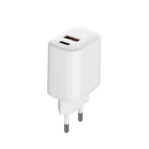Shenzhen Factory Wall Charger PD 20W Type C AC Dual Port QC3.0 EU Plug CE ROHS Certified Travel Adapter Phone Chargers