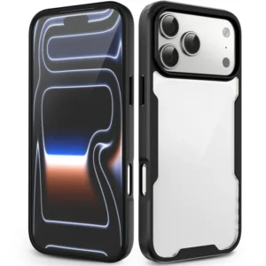 Shockproof 2.0 mm Hard PC Back Colored Soft TPU Bumper Crystal Clear Hard Back Mobile Phone Case for iPhone 17 16 15 Pro Max