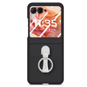 Shockproof Custom PC Material Mobile Phone Hard Case with Kickstand Fashion Simple Design for Motorola Razr 60 Ultra