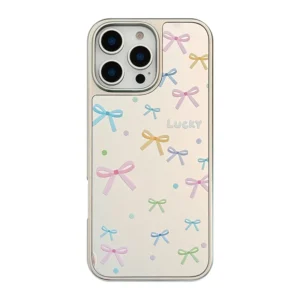 Shockproof Hard Acrylic Mobile Phone Case Cover for iPhone 15 14 13 12 11 10 XS Max XR with Push Camera Protection for Girl