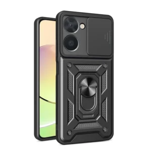 Shockproof Slide Camera ProtectiveMagnetic Metal Ring Armor Phone Case for OPPO Realme 10 4G 9i 8i C21Y C25Y