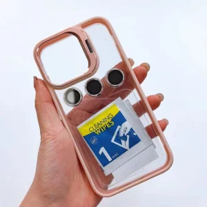 Shockproof TPU+PC Hard Mobile Smart Phone Case for iPhone 13 14 15 Pro Max with Lens Tempered Glass