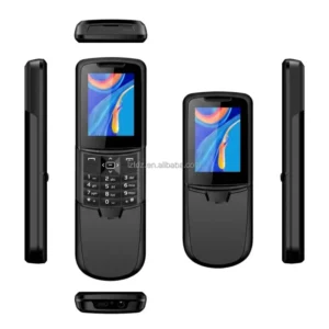 Slider Phone 4G VoLTE Unlocked Phone IPS Screen Customizable Buttons for 2.0inch Black