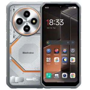Slim Rugged 4G LTE GSM Smartphone 6.56 inch 90Hz Display Helio G81 Octa Core 5000mAh NFC IP68 IP69K Waterproof