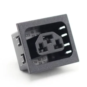 Snap In IEC 60320 C39 Power Socket C13 C19 Dual Port For C14 C20 Plugs UPS PDU Server Rack Panel Mount Industrial Automation