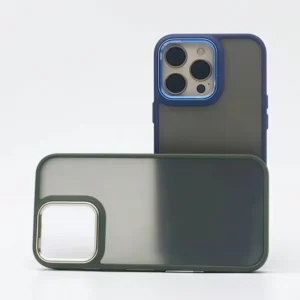 Soft Shockproof Transparent TPU+PC 8 Colors Protective Cover for 15 Pro Max Mobile Phone Case