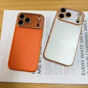 Soft TPU Mobile Phone Case for iPhone Mobile Shockproof Transparent Frosted Electroplated Lens Protect Phone Cover