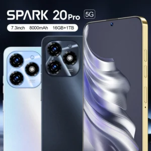 Spark 5G Smartphone Custom 16GB+1TB HD Screen Face Recognition Dual Sim 108MP LTE CDMA OEM
